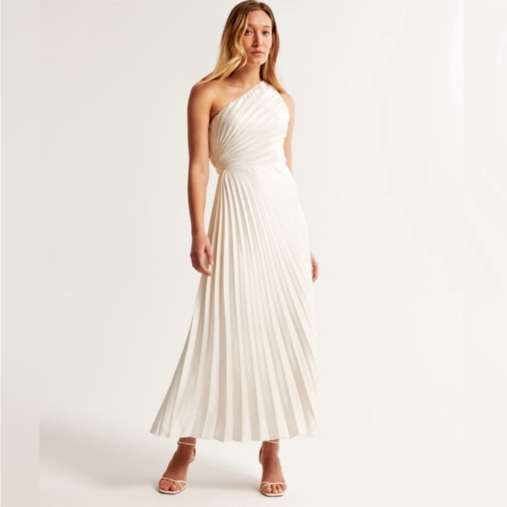 Abercrombie & Fitch Giselle Pleated One Shoulder Dress